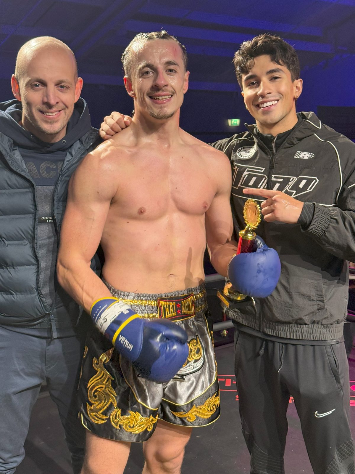 FIT2FIGHT fighter with trophy