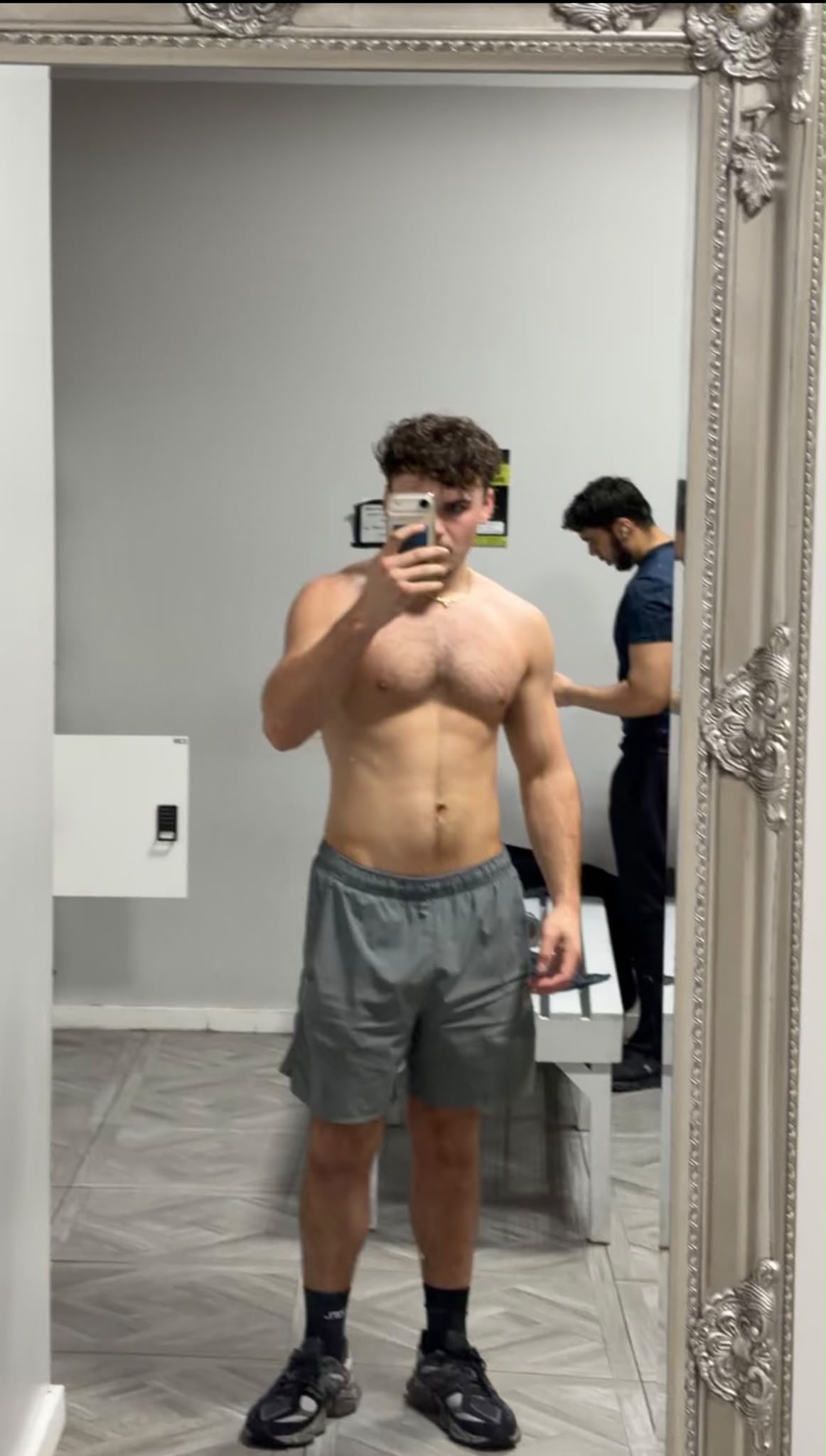 Fit2Fight member before starting boxing conditioning